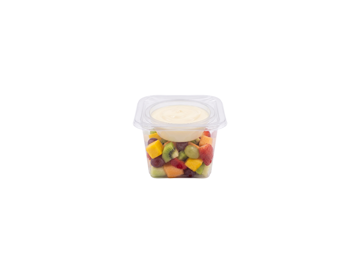 KIT POTE PORÇÃO SALADA DE FRUTAS COM IOGURTE